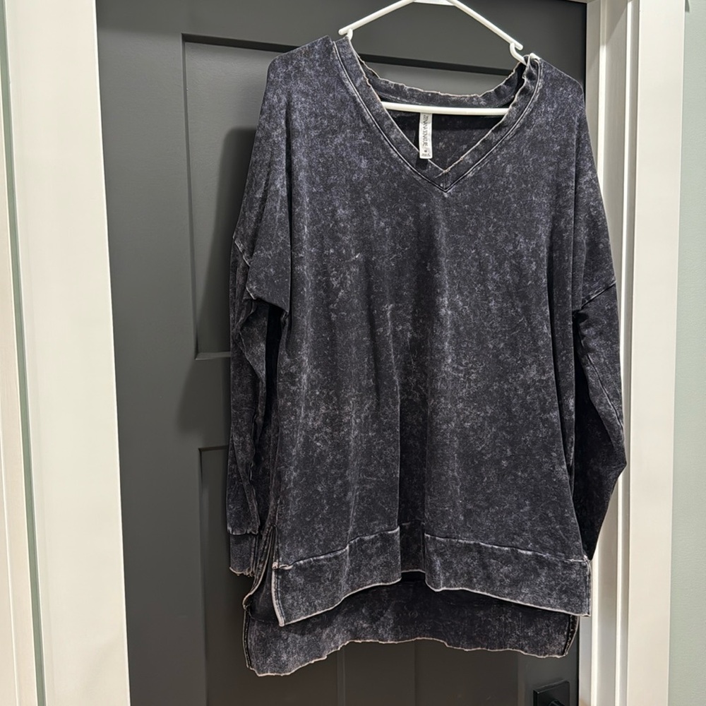 Women’s mineral wash tunic size M